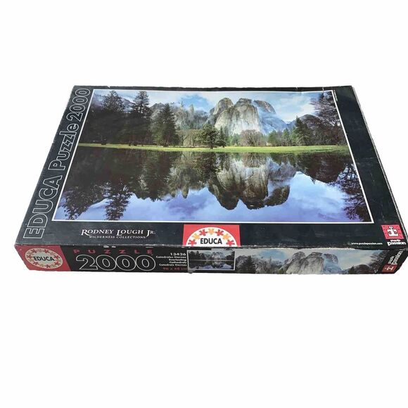 NEW EDUCA  2000 PIECE JIGSAW PUZZLE #13426 "EVERLASTING CATHEDRALS" - Picture 2 of 6